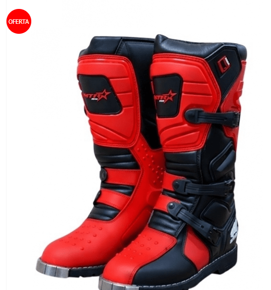 Botas de cross infantiles ROJAS - Imagen 2