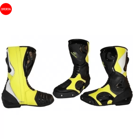 Botas de supermotard fluor