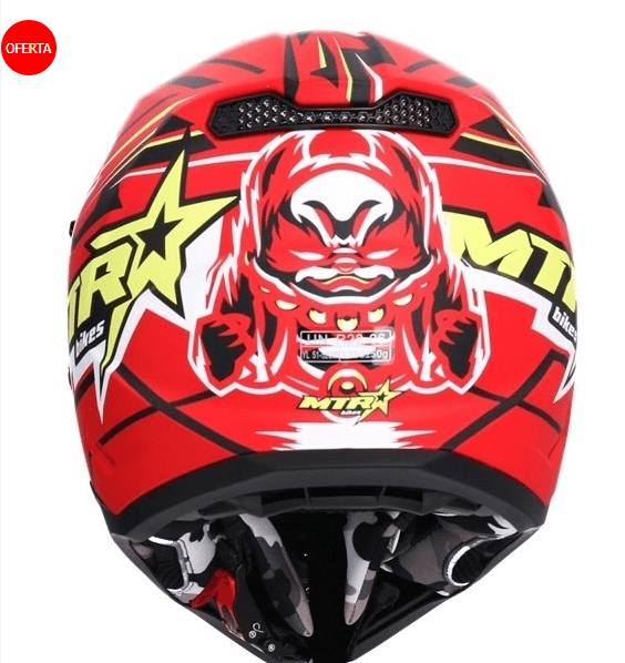 Casco shiro MTR MX-308 Rojo - Imagen 2