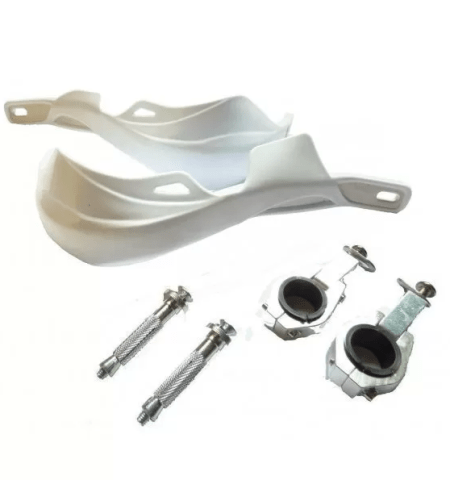 Cubremanos aluminio 22/28mm blanco