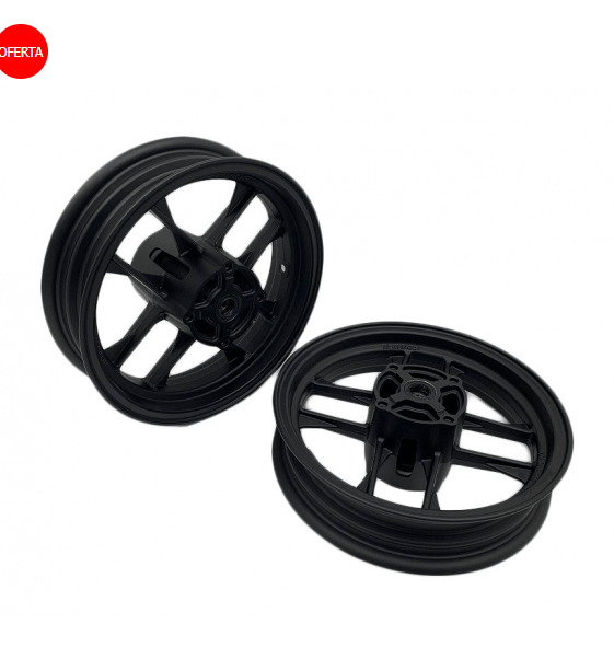 Llantas ligeras 4 taladros Negras