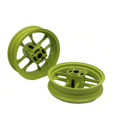 Llantas ligeras 4 taladros Verde fluor