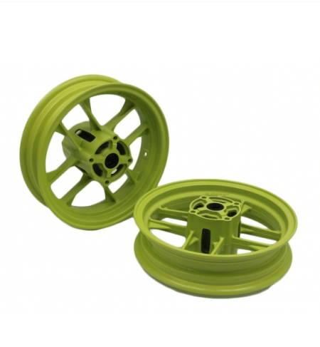 Llantas ligeras 4 taladros Verde fluor