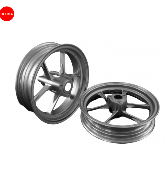 Llantas MTR ultraligeras plateadas