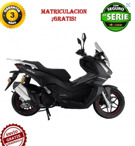 MTR GRAND TOUR 125cc NEGRO MATE