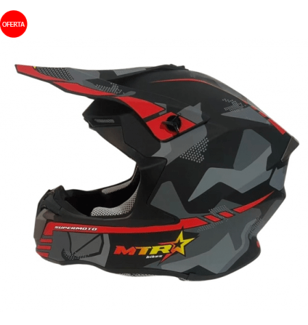 Casco de cross adulto MTR SUPERMOTO